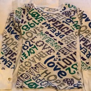 Graffiti-style thermal t-shirt